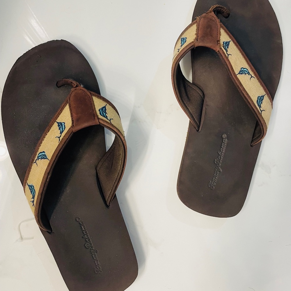 Tommy Bahama flip-flops